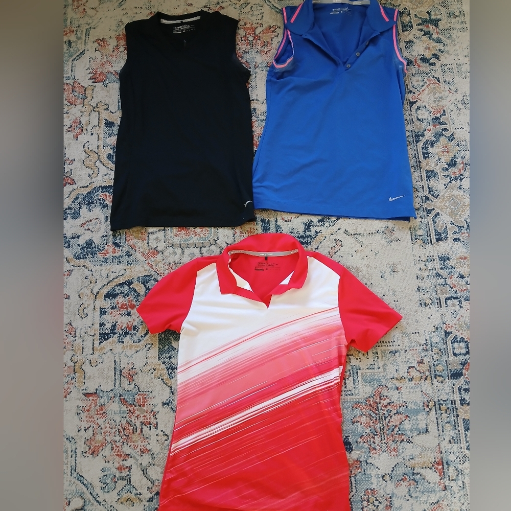 Nike Dri Fit Golf Shirt Lot Xs